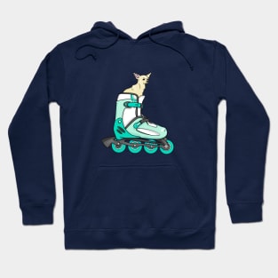 Roller-skate Chihuahua Hoodie